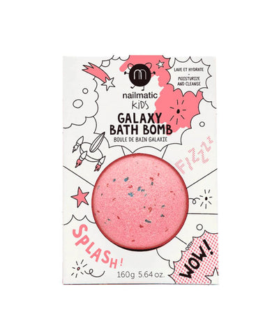 Nailmatic Bath Bomb Red Planet Blue Flakes