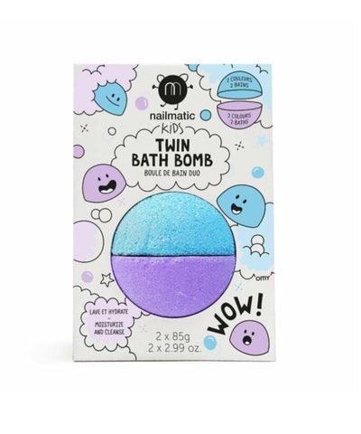 Nailmatic Bath Bomb Twin Blue Violet