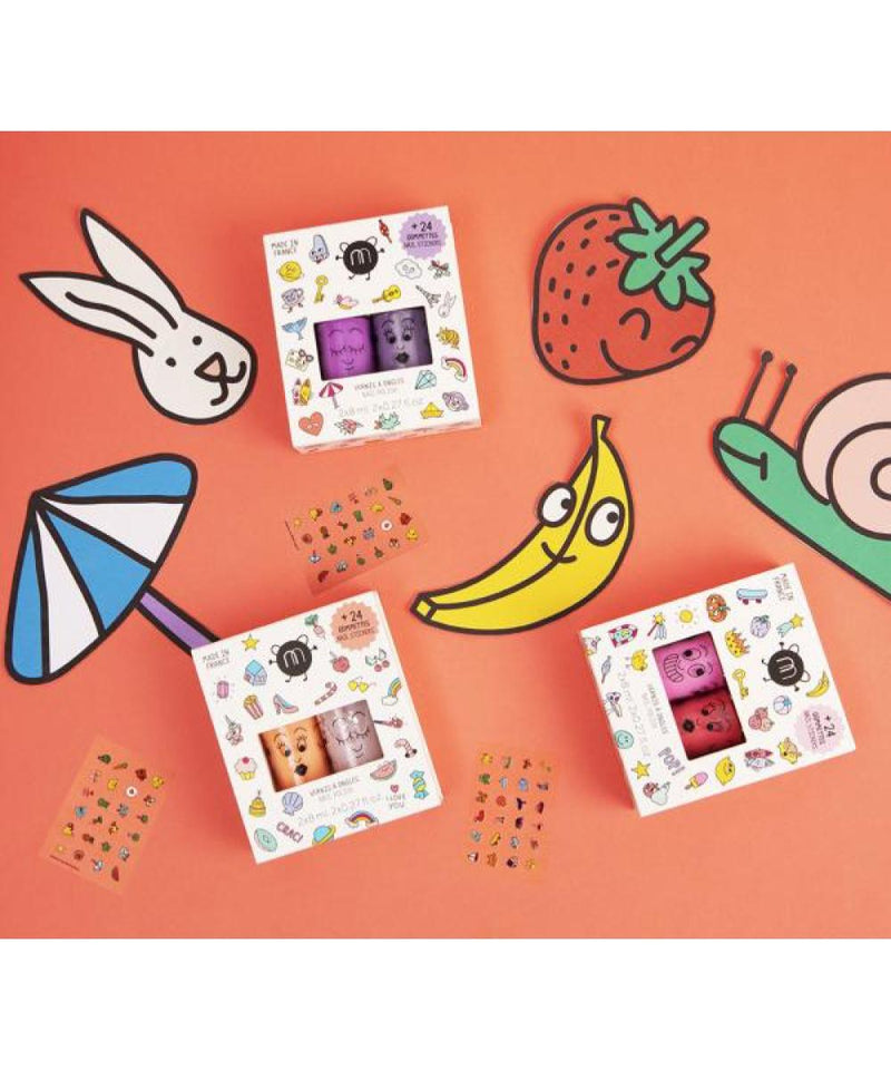Nailmatic Nail Polish & Sticker Set WOW