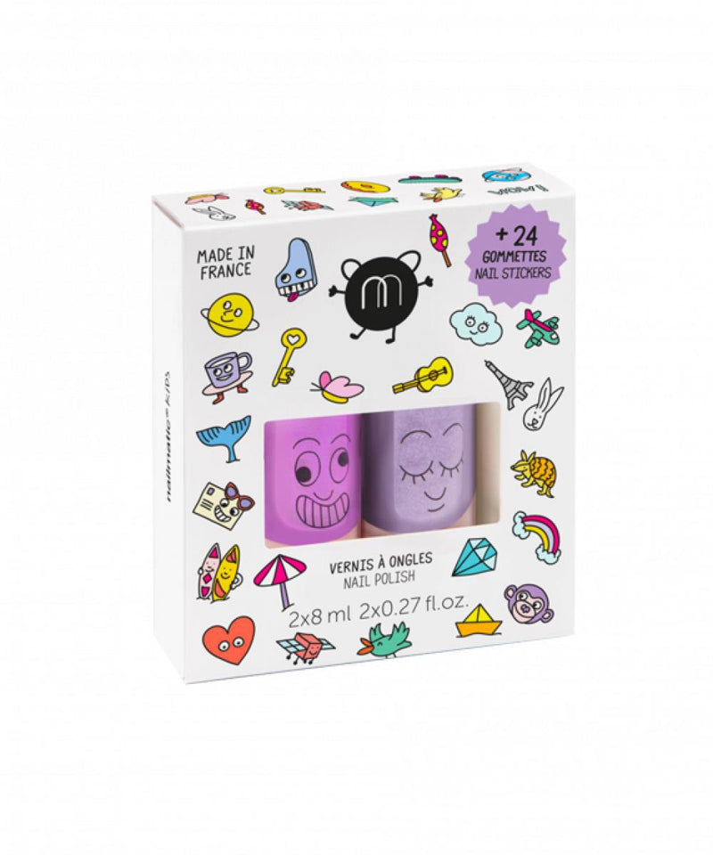 Nailmatic Nail Polish & Sticker Set WOW