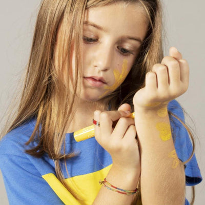 Nailmatic Temporary Tattoo Pen Yellow - Studio Play