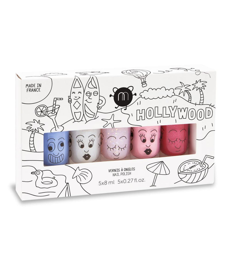 Nailmatic Water Based 5 Nailpolish Set Hollywood