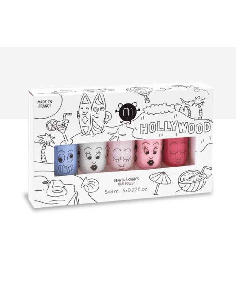 Nailmatic Water Based 5 Nailpolish Set Hollywood