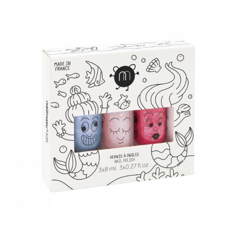Nailmatic Water Based Nailpolish Set Mermaid (Kids)