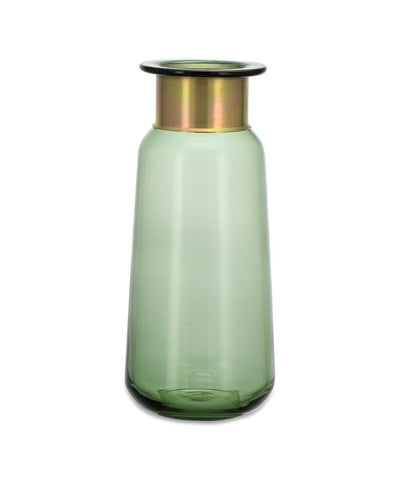 Nkuku Miza Glass Vase Green Large