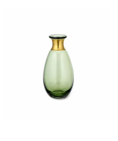 Nkuku Miza Mini Glass Vase Green Large