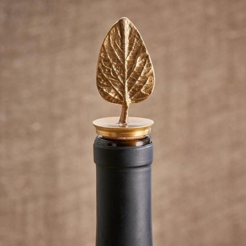Nkuku Poplar Leaf Bottle Stopper - Studio Play