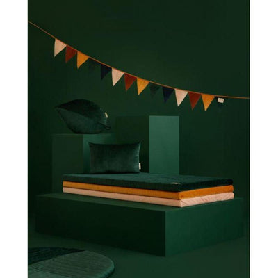 Nobodinoz Akamba Velvet Cushion Jungle Green