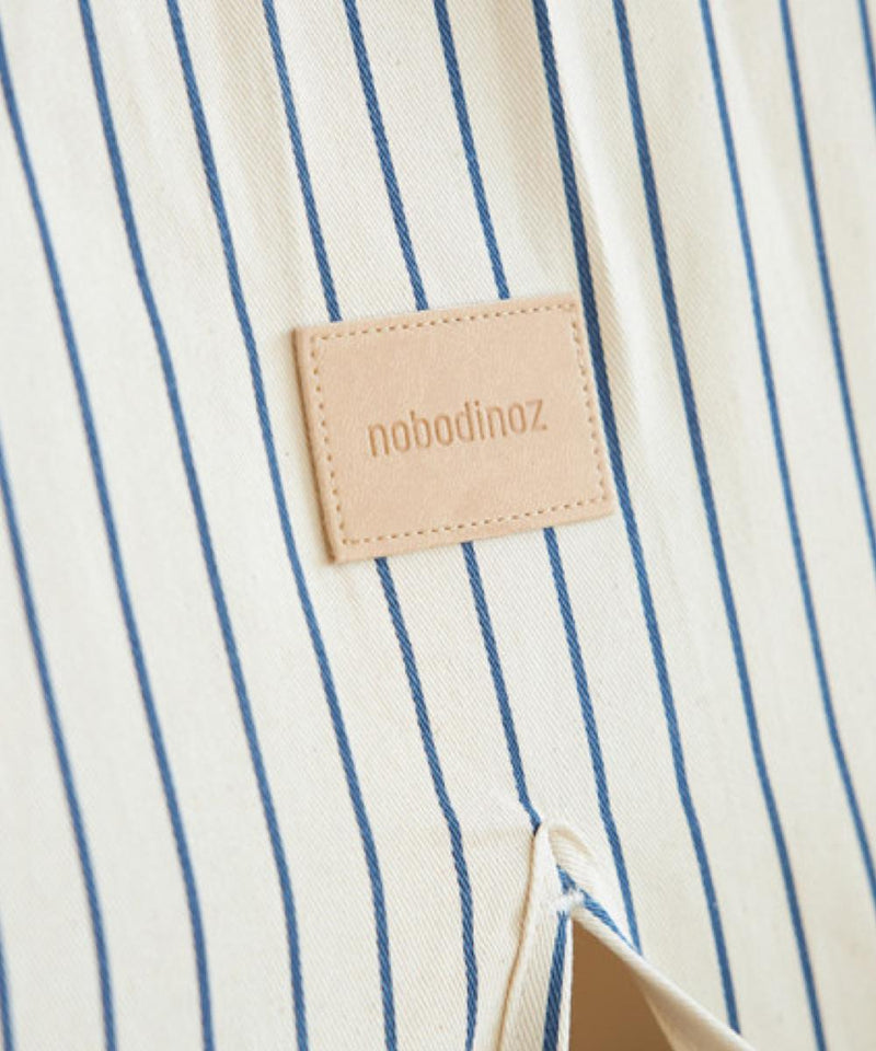 Nobodinoz Arizona Tipi Blue Thin Stripes/Natural