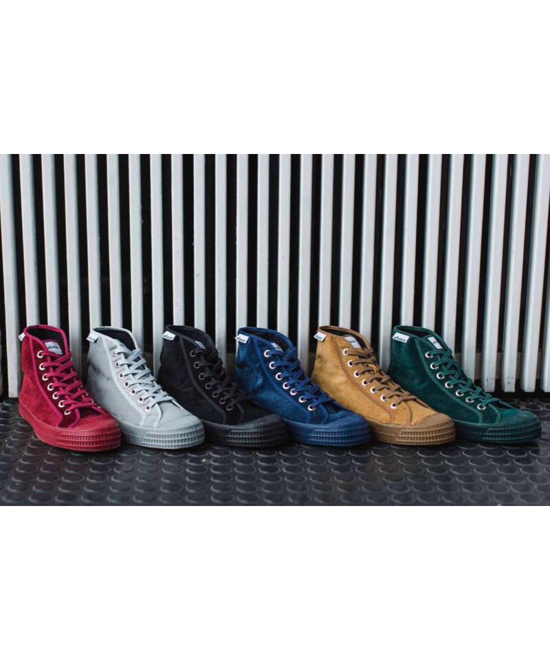 Novesta Star Dribble Corduroy Mono Grey