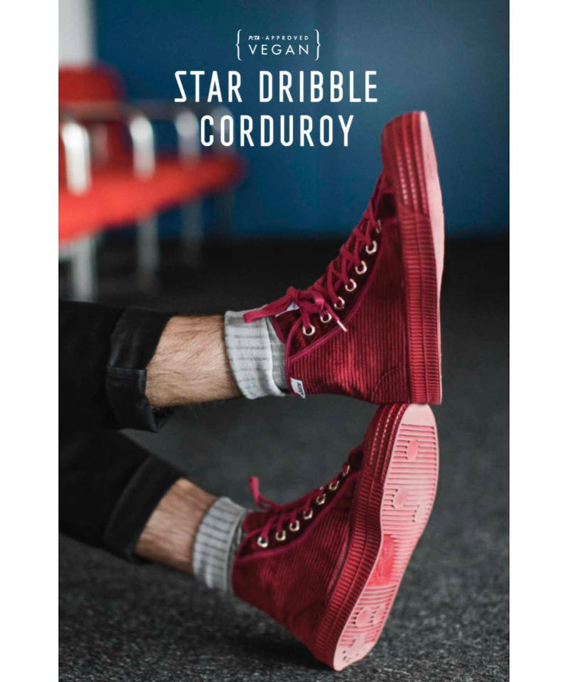 Novesta Star Dribble Corduroy Mono Grey