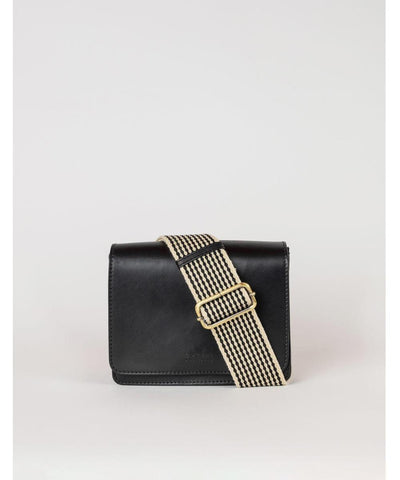 O My Bag Audrey Mini Black Checkered Classic Leather
