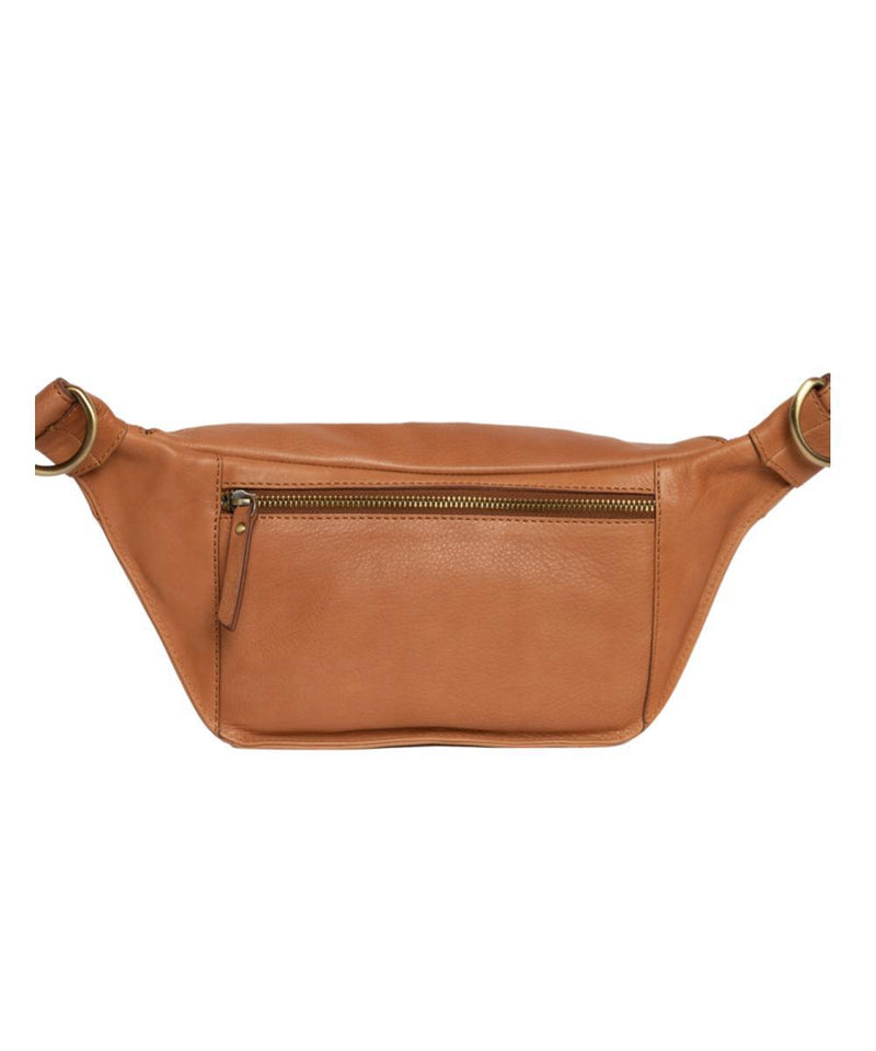 O My Bag Drew Bum Bag Wild Oak Soft Grain Leather