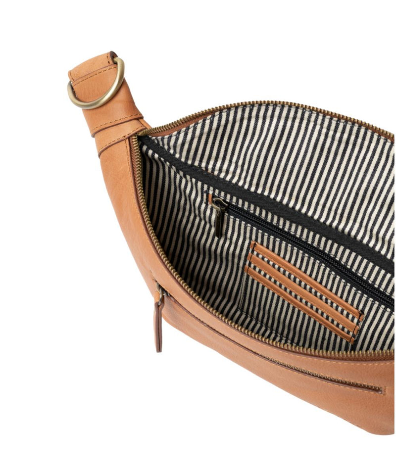 O My Bag Drew Bum Bag Wild Oak Soft Grain Leather