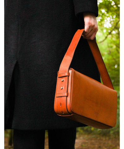 O My Bag Gina Baguette Cognac Classic Leather