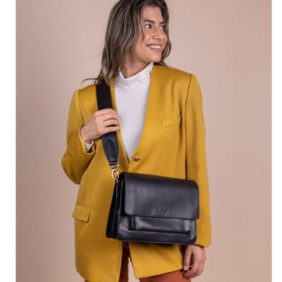 O My Bag Harper Black Classic Leather