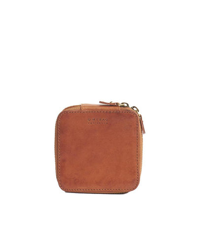 O My Bag Jewelry Box -Cognac Stromboli Leather