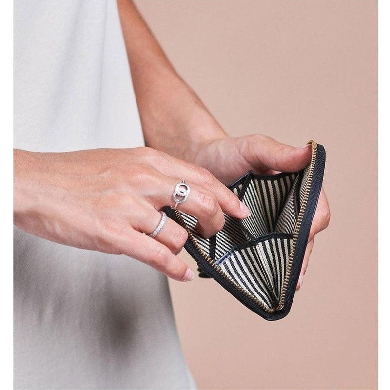 O My Bag Laura Coin Purse Black Classic Leather