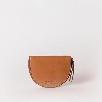 O My Bag Laura Coin Purse Cognac Apple Leather