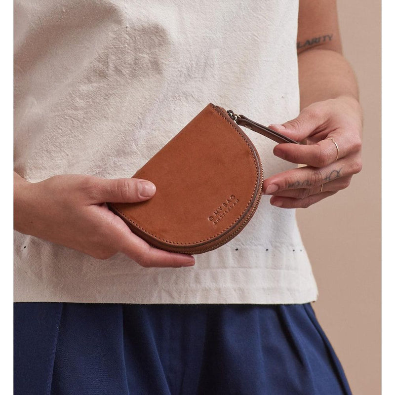 O My Bag Laura Coin Purse Cognac Classic Leather - Studio Play