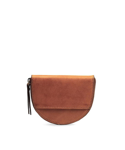 O My Bag Laura Coin Purse Cognac Classic Leather