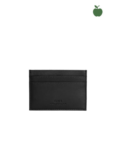 O My Bag Mark Cardcase Black Apple Leather