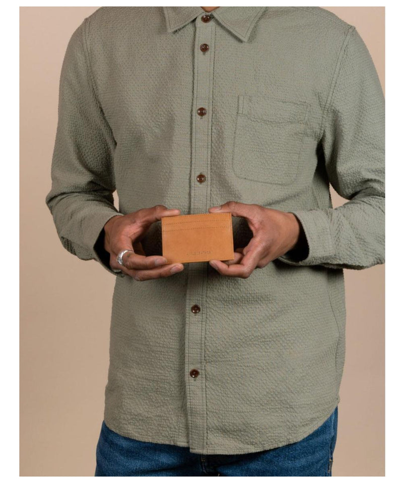 O My Bag Mark Cardcase Cognac Apple Leather