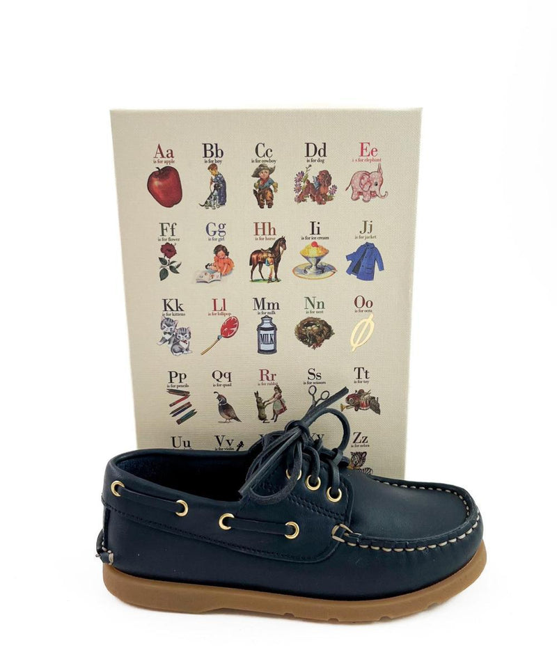 Ocra-Lab Boat Shoe Navy