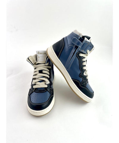 Ocra-Lab High Top Sneaker 462 Mousse Nero Denim