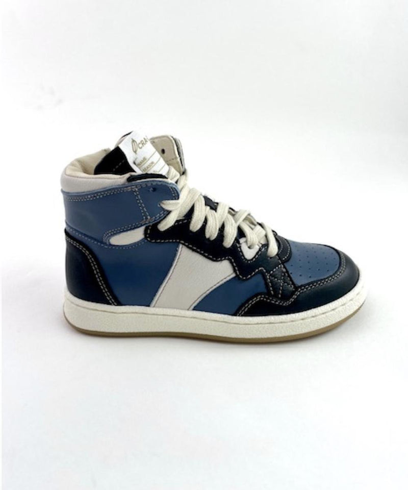 Ocra-Lab High Top Sneaker 462 Mousse Nero Denim
