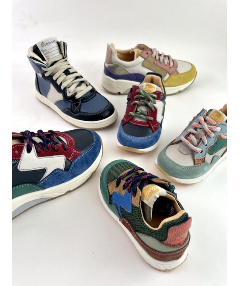 Ocra-Lab Sneaker D370 Multicolor Denim Navy