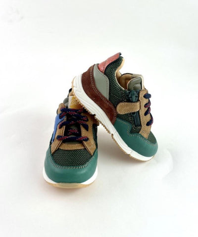 Ocra-Lab Sneaker Toddler/Kid D376 Multicolor Denim Cobalt Epoch