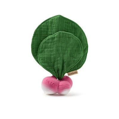 Oli & Carol Mini Doudou Teether Ramona The Radish - Studio Play