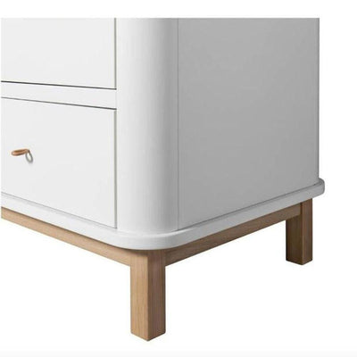Oliver Furniture 2 Door Oak Wardrobe White/Oak 041351