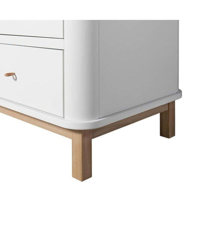Oliver Furniture 3 Doors Wardrobe White/Oak 041353 - Studio Play