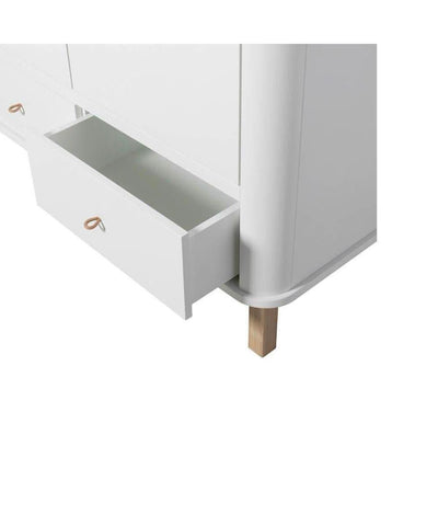 Oliver Furniture 3 Doors Wardrobe White/Oak 041353 - Studio Play