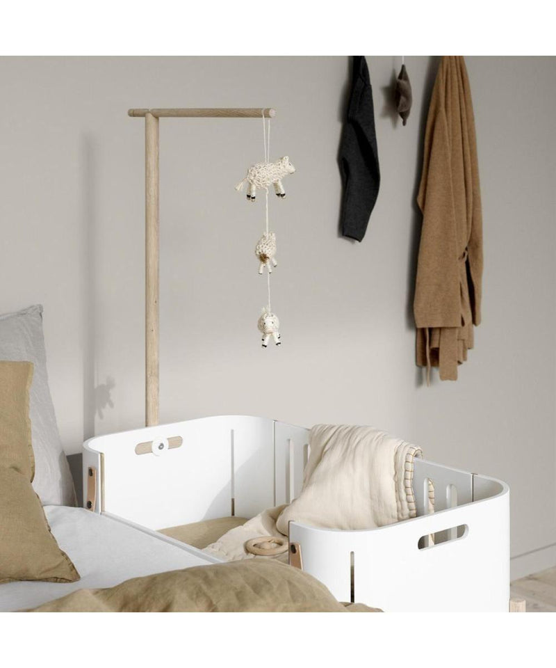 Oliver Furniture Cododo Extendible Wooden Bed With Kit White - Studio Play