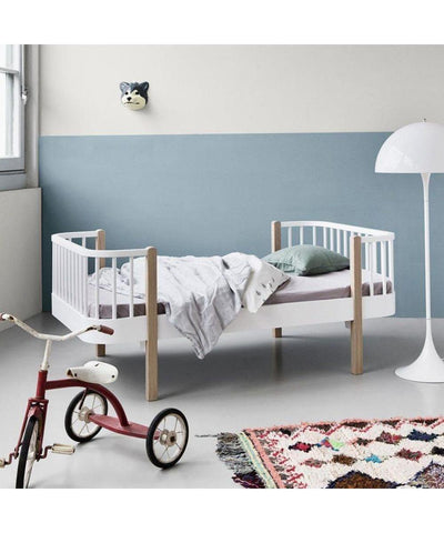 Oliver Furniture Junior Bed White/Oak 041401 - Studio Play