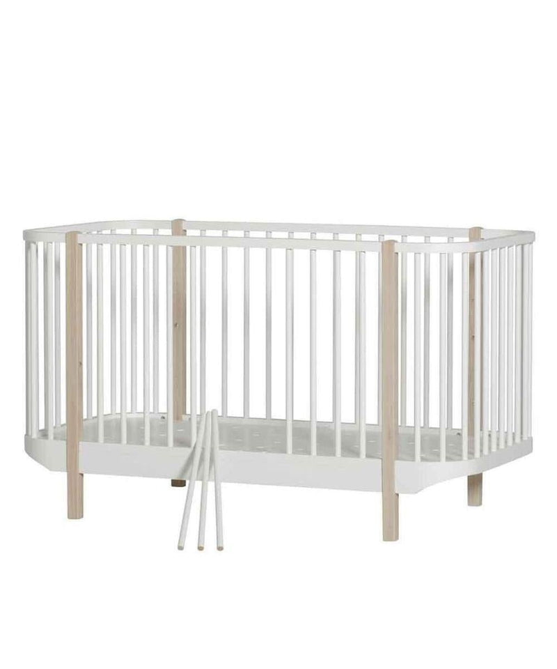 Oliver Furniture Ledikant White/Oak - Studio Play