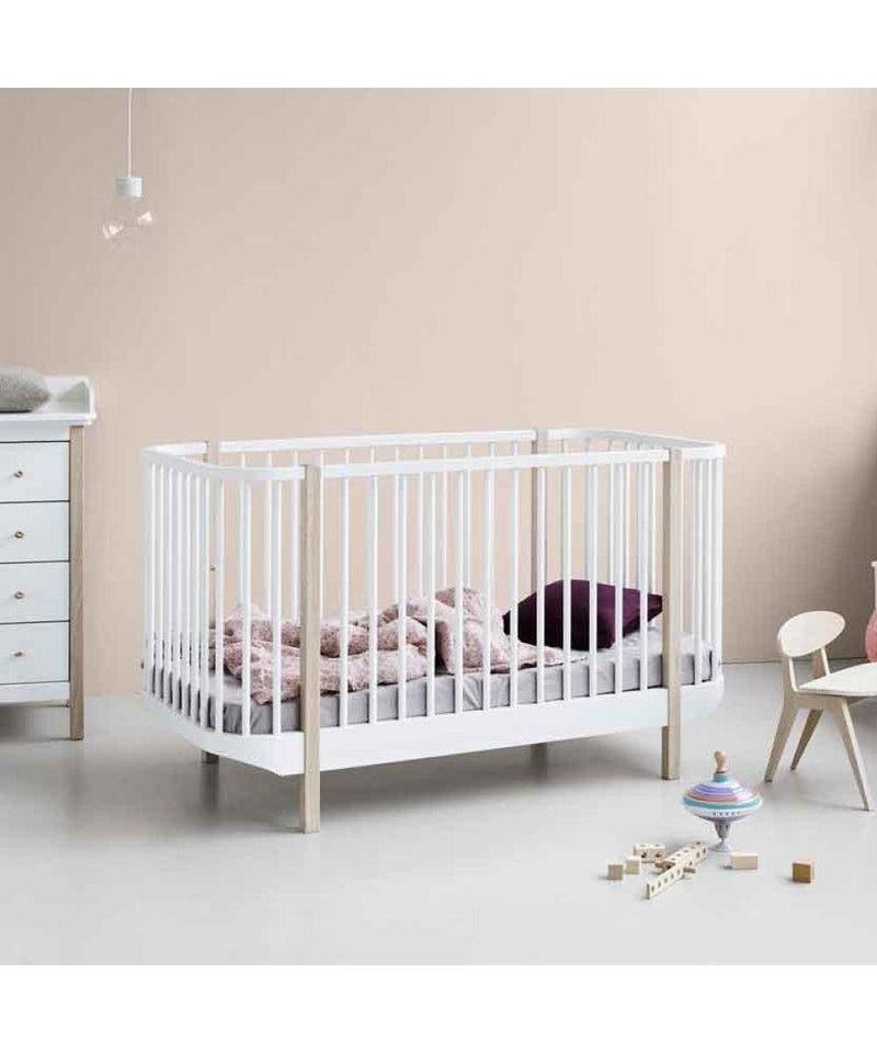 Oliver Furniture Ledikant White/Oak - Studio Play
