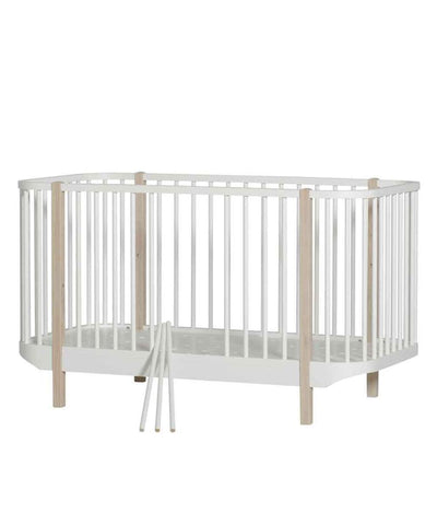 Oliver Furniture Ledikant White/Oak
