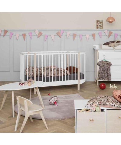 Oliver Furniture Ledikant White/Oak - Studio Play
