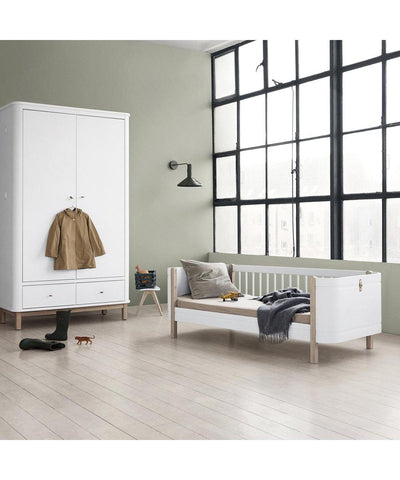 Oliver Furniture Mini+ Junior Bed White/Oak