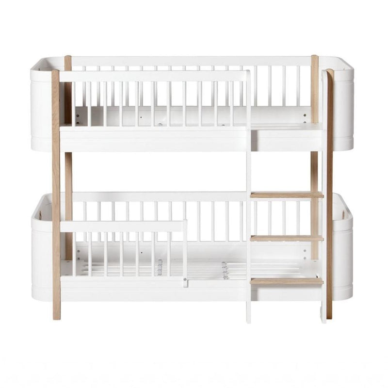 Oliver Furniture Mini+ low bunk bed 041461 White/Oak - Studio Play