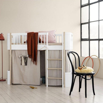 Oliver Furniture Mini+ low loft bed 041447 White/Oak