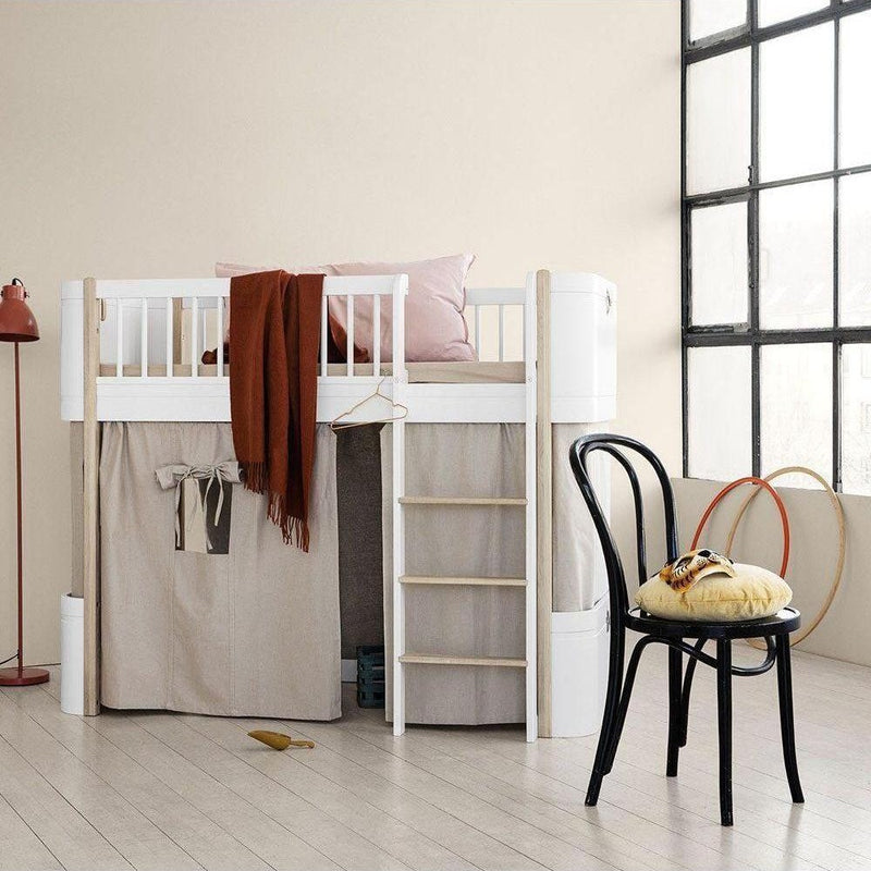 Oliver Furniture Mini+ low loft bed 041447 White/Oak