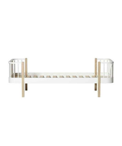 Oliver Furniture Original Bed 90x200Cm White/Oak 041403 - Studio Play
