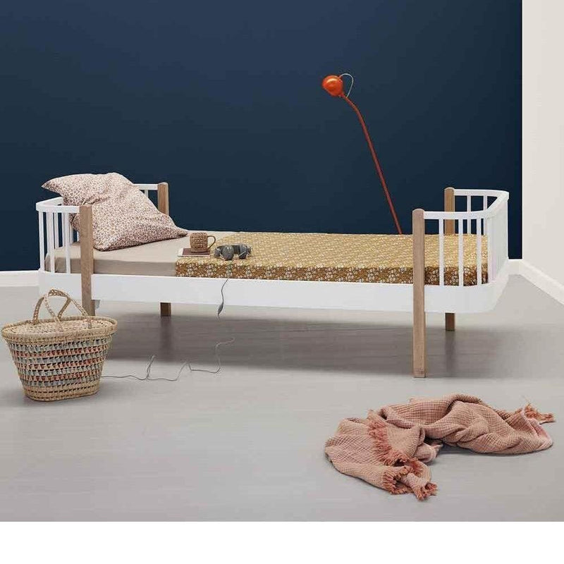 Oliver Furniture Original Bed 90x200Cm White/Oak 041403
