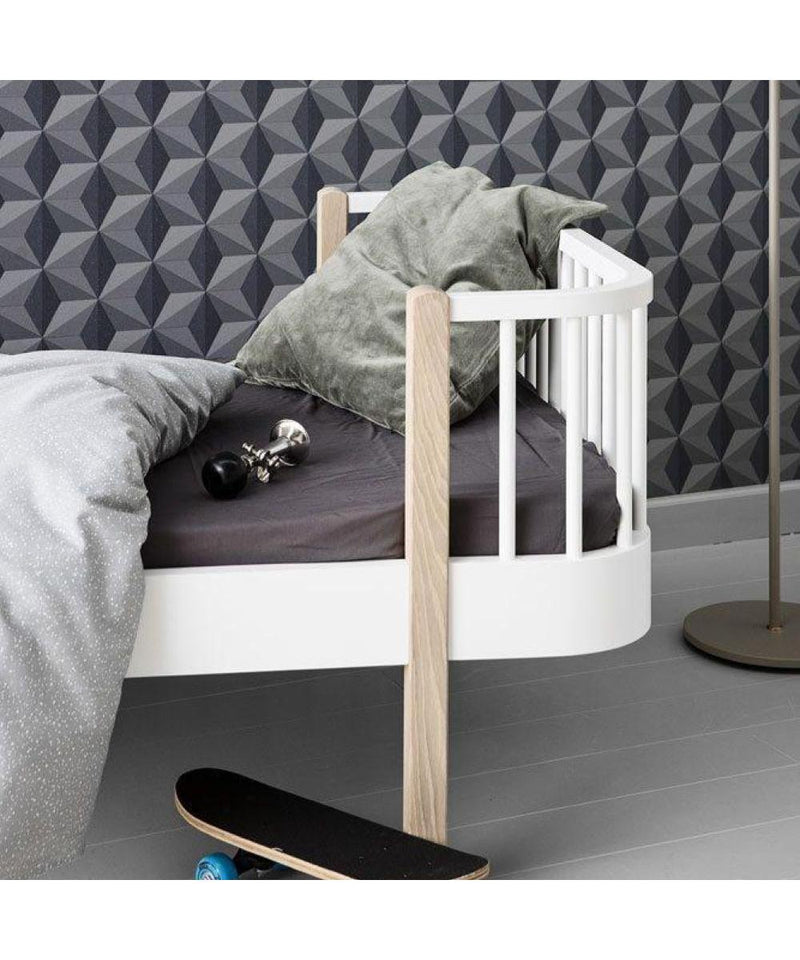 Oliver Furniture Original Bed 90x200Cm White/Oak 041403 - Studio Play