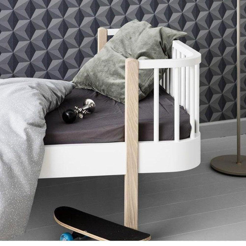 Oliver Furniture Original Bed 90x200Cm White/Oak 041403